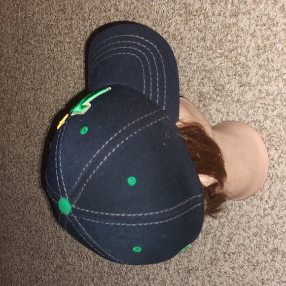 Zephyr NHL Minnesota North Stars Embroidered Fitted Blk Green Hat Cap Small - Picture 8 of 11